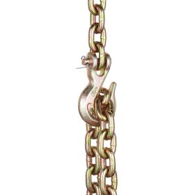 VEVOR Binder Chain G80 Tie Down Tow Chain with Two Hooks 5/16" x 14.2' 4900 lbs