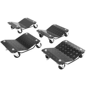 VEVOR Wheel Dolly, 6000 lbs/2722 kg Car Moving Dolly, Wheel Dolly Car Tire Stake Set of 4 Piece, Heavy-duty Car Tire Dolly Cart Moving Cars, Truc