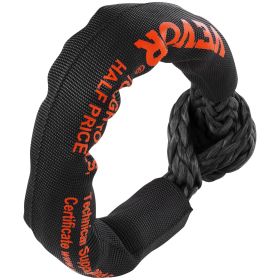 VEVOR Soft Shackle Synthetic Recovery Rope 2PCS 1/2"x22" 44092lbs Break Strength